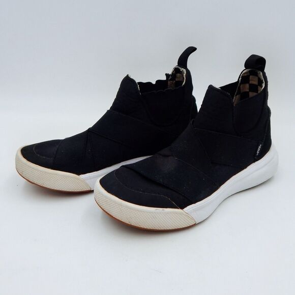 Vans Ultrarange Gore HI Shoes Womens 6.5 Black White Athletic Sneakers 500383 - Picture 3 of 13
